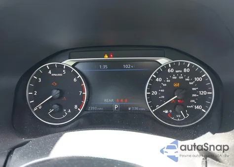 2025 Nissan Altima Sv Fwd from USA, damaged, VIN 1N4BL4DV6SN301039